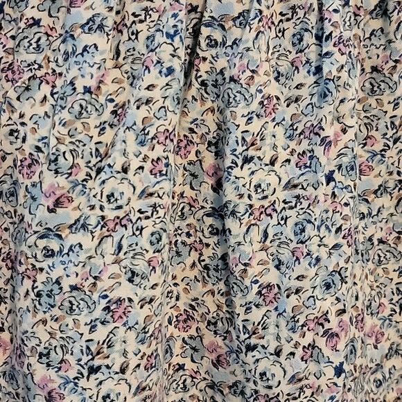 ZARA LIGHT BLUE DAINTY FLORAL LONG-SLEEVE PEASANT DRESS, SIZE 4-5 YEARS - Picture 9 of 9